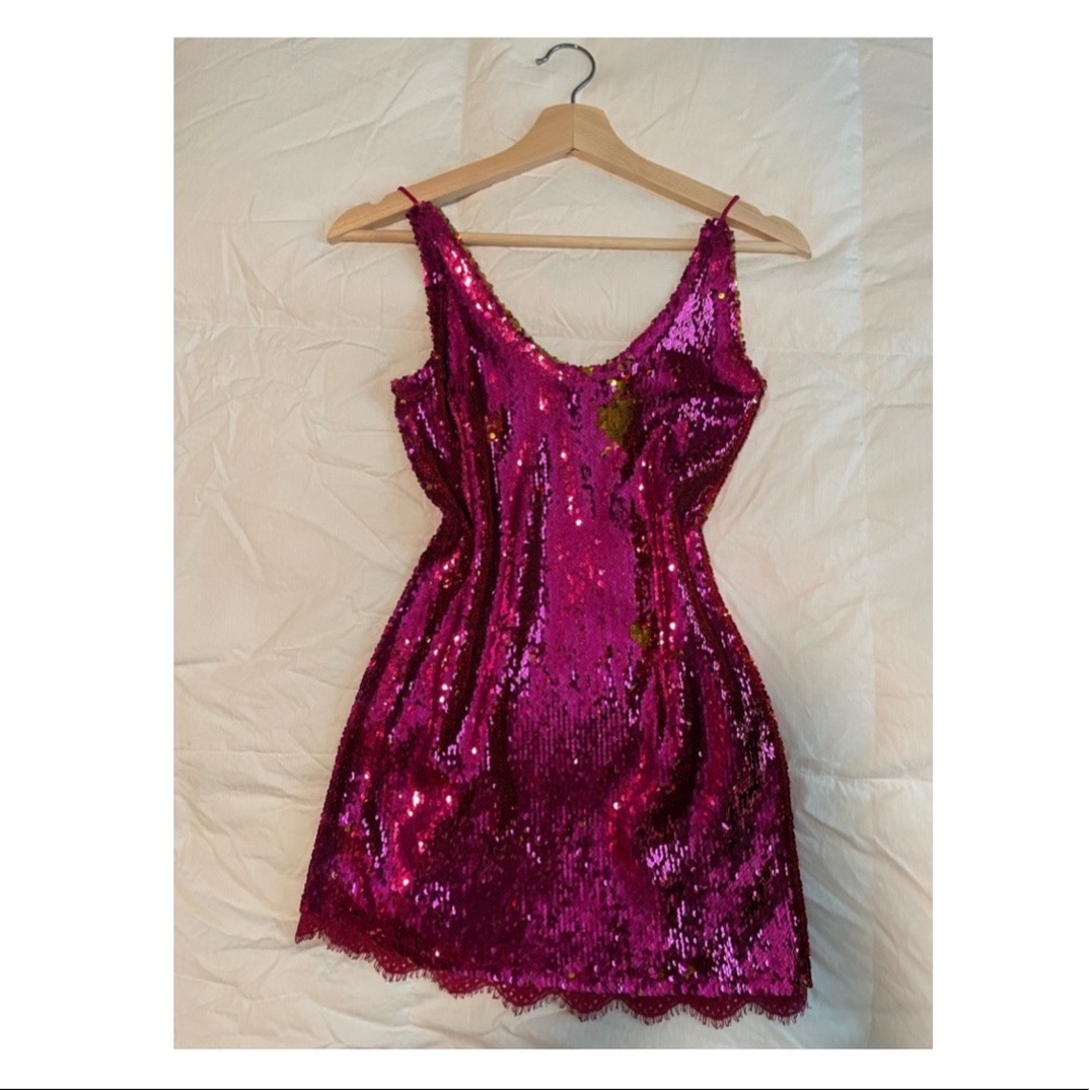 Free People Sequin Mini Dress